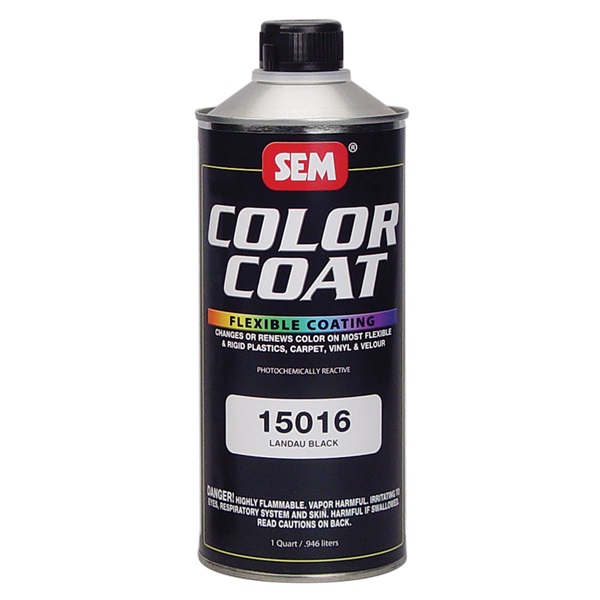 SEM® Color Coat Flexible Coating Landau Black, Qt TP Tools & Equipment